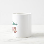 Niedlich Retro Christmas Vibes Kaffeetasse (Mittel)
