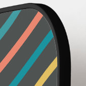 Niedlich Retro Color Styling Beruflich Pickleball Schläger (Linke Seite)