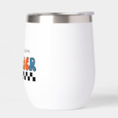 Niedlich Retro Colorful Groovy Teacher (Links)