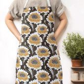 Niedlich Retro Floral Womens Schürze