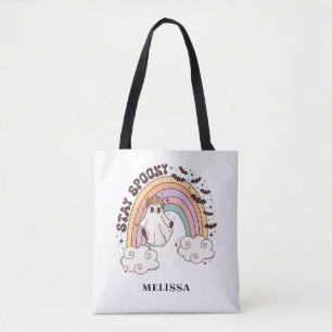 Niedlich Retro Ghost Bleibe Spooky Tasche
