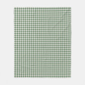 Niedlich Retro Gingham Kariertes Muster | Winter G Fleecedecke (Vorderseite)