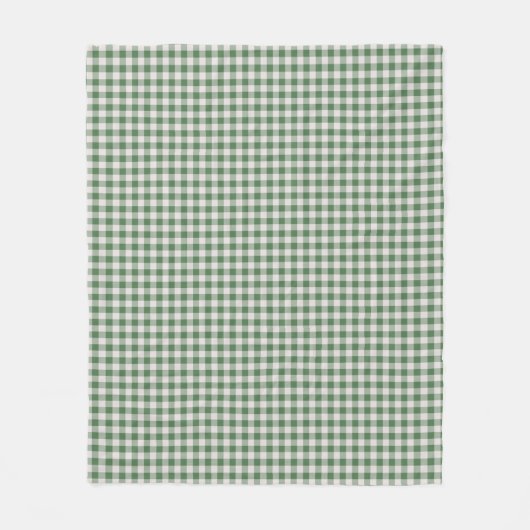 Niedlich Retro Gingham Kariertes Muster | Winter G Fleecedecke (Vorderseite)