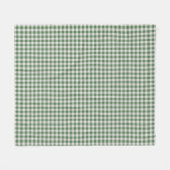 Niedlich Retro Gingham Kariertes Muster | Winter G Fleecedecke (Vorderseite (Horizontal))