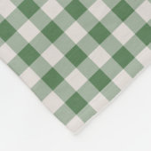 Niedlich Retro Gingham Kariertes Muster | Winter G Fleecedecke (Ecke)