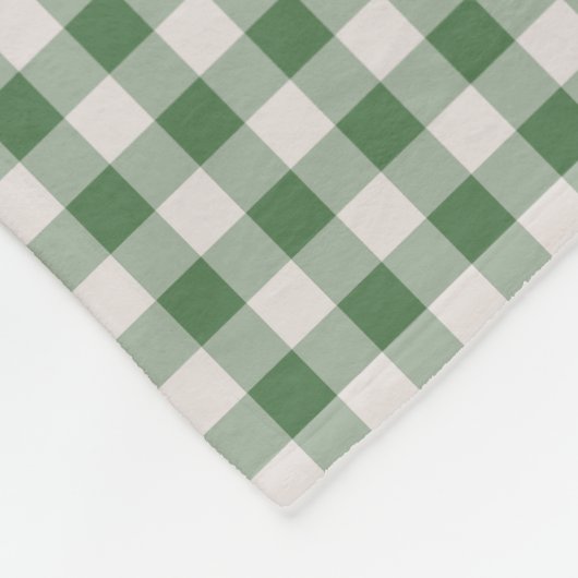 Niedlich Retro Gingham Kariertes Muster | Winter G Fleecedecke (Ecke)