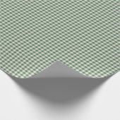 Niedlich Retro Gingham Kariertes Muster | Winter G Geschenkpapier (Ecke)