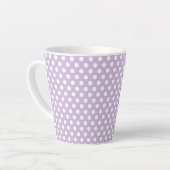 Niedlich Retro Girl Latte Tasse (Linke Ecke)