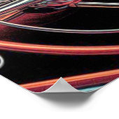 Niedlich Retro Girl Poster (Ecke)