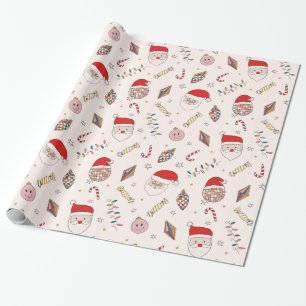 Niedlich Retro Groovy Geschenkpapier