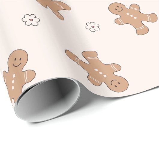 Niedlich Retro Groovy Geschenkpapier (Rolleneckpunkt)