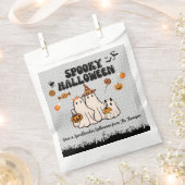 Niedlich Retro Groovy Spooky Ghost Geschenktütchen (Ausgeschnitten)