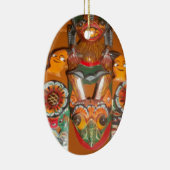 Niedlich Retro Halloween Bash Hakuna Matata Party  Keramik Ornament (Rechts)