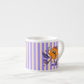 Niedlich Retro Halloween Pumpkin Espressotasse (Vorderseite Rechts)
