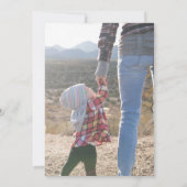 Niedlich Retro Howdy Santa Cowboy Texas Christmas  Einladung (Rückseite)