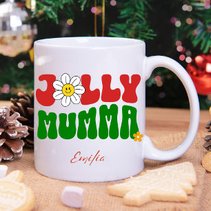 Niedlich Retro Jolly Mumma Individuelle Name Funny Tasse