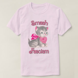 Niedlich Retro Kitten - Schmutz Faschismus T-Shirt