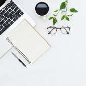 Niedlich Retro Lilac Gingham Kariert Personalisier Notizblock