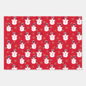 Niedlich Retro Mitte des Jahrhunderts Frosty Gold  Geschenkpapier Set (Vorderseite 3)