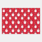 Niedlich Retro Mitte des Jahrhunderts Frosty Gold  Geschenkpapier Set (Vorderseite 2)