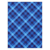 Niedlich Retro Ocean Blue Kariert Small Tableclout Tischdecke (Vorderseite)