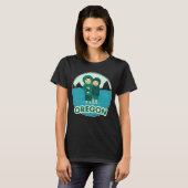 Niedlich Retro Oregon T-Shirt (Vorne ganz)