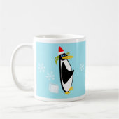 Niedlich Retro Pinguin Holiday Toon Kaffeetasse (Links)