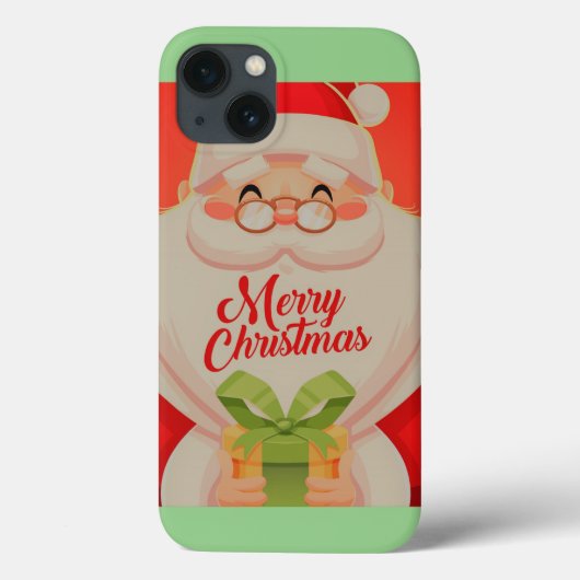 Niedlich Retro Santa Claus Case-Mate iPhone Hülle (Rückseite)