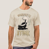 Niedlich Retro Skunk - Faschisten stink T-Shirt (Vorderseite)