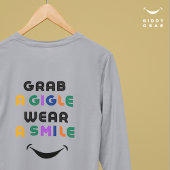 Niedlich Retro Typografie Giggle & Smile Einfach g T-Shirt