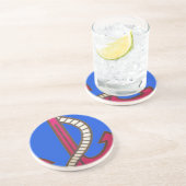 niedlich Retro Vintag Navy Achor.jpg Untersetzer (Seite)