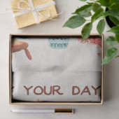 Niedlich Retro Vintage Seidenpapier (Geschenk)