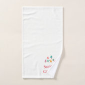 Niedlich Retro Weihnachtsbäume Handtuch Set (Handtuch)