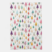 Niedlich Retro Weihnachtsbaumen Geschirrtuch (Vertikal)