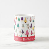 Niedlich Retro Weihnachtsbaumen Kaffeetasse (Mittel)