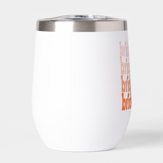 Niedlich Retroorange, personalisiert (Vorderseite)