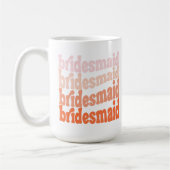 Niedlich Retroorange, personalisiert Kaffeetasse (Links)