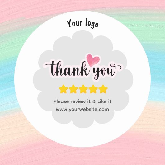 Niedlich Review It like it Danke Business Sticker