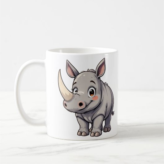 Niedlich Rhino Kaffeetasse (Links)