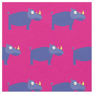 Niedlich Rhino Kinder Baby Kinderzimmer Pink Rhino Stoff