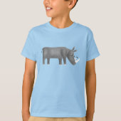 Niedlich Rhinoceros Animal Lover T-Shirt (Vorderseite)