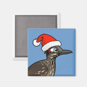 Niedlich Roadrunner Santa Claus Magnet (Vorderseite/Rückseite)
