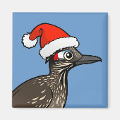 Niedlich Roadrunner Santa Claus Magnet (Vorne)