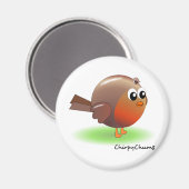 Niedlich Robin Magnet (Vorderseite/Rückseite)