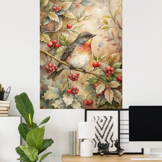 Niedlich Robin Poster (Heimbüro)