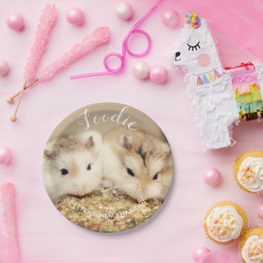 Niedlich Robo Hamsters Feinschmecker Pappteller (Party)