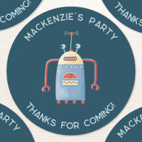 Niedlich Robot Personalisiert Vielen Dank