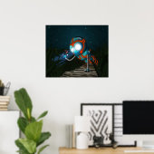 Niedlich Robot Poster (Heimbüro)