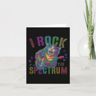 Niedlich Rock I Rock the Spectrum Autismus Mama Mo Karte