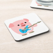 Niedlich Rockin Cartoon Untersetzer Set (Linke Seite)